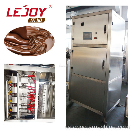 Máquina de templado de chocolate continuo automático